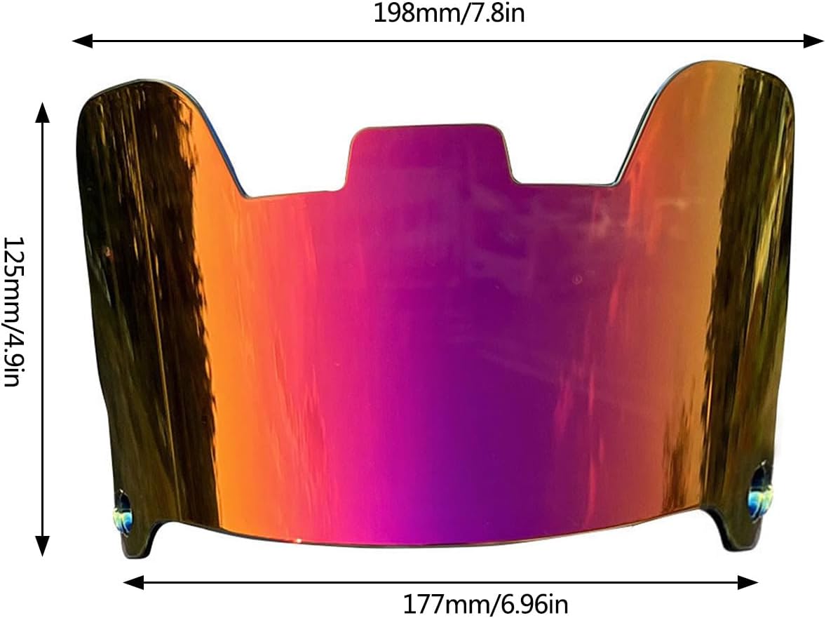 SHOC Zero-G plus フットボールバイザー クリアミラー - TWO MINUTES